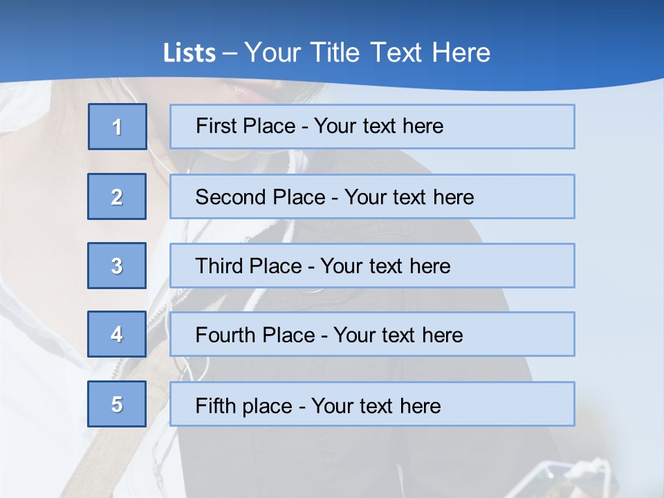 Hoodie Hair Cool PowerPoint Template