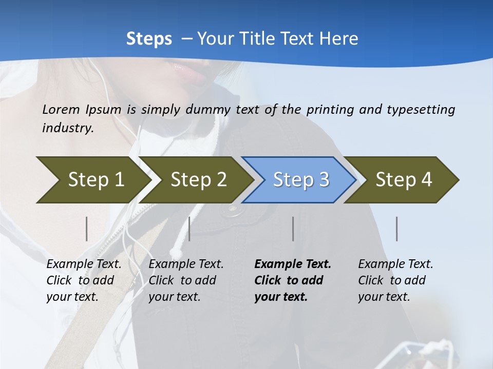 Hoodie Hair Cool PowerPoint Template