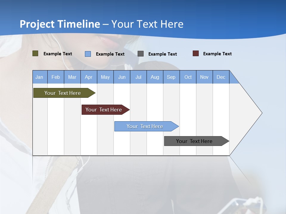 Hoodie Hair Cool PowerPoint Template