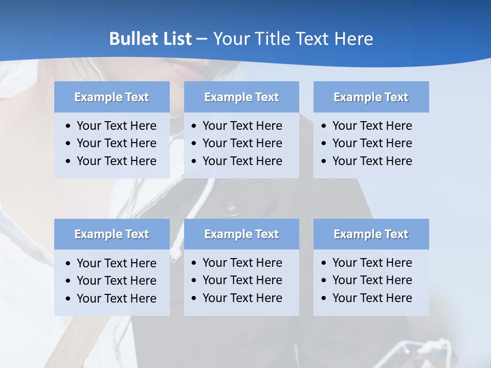 Hoodie Hair Cool PowerPoint Template