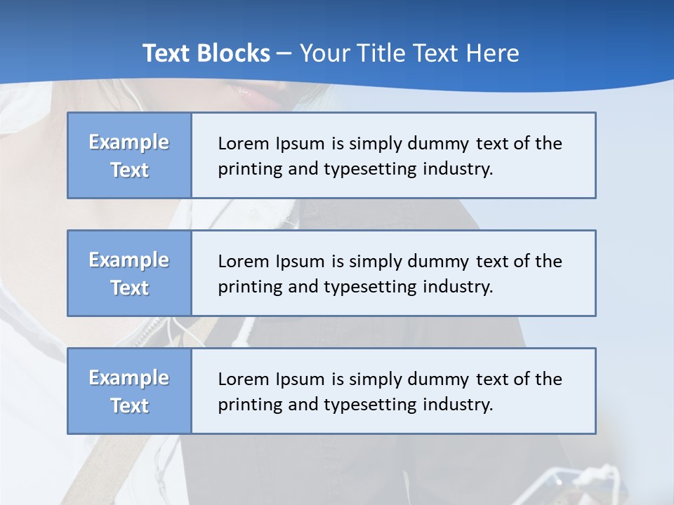 Hoodie Hair Cool PowerPoint Template