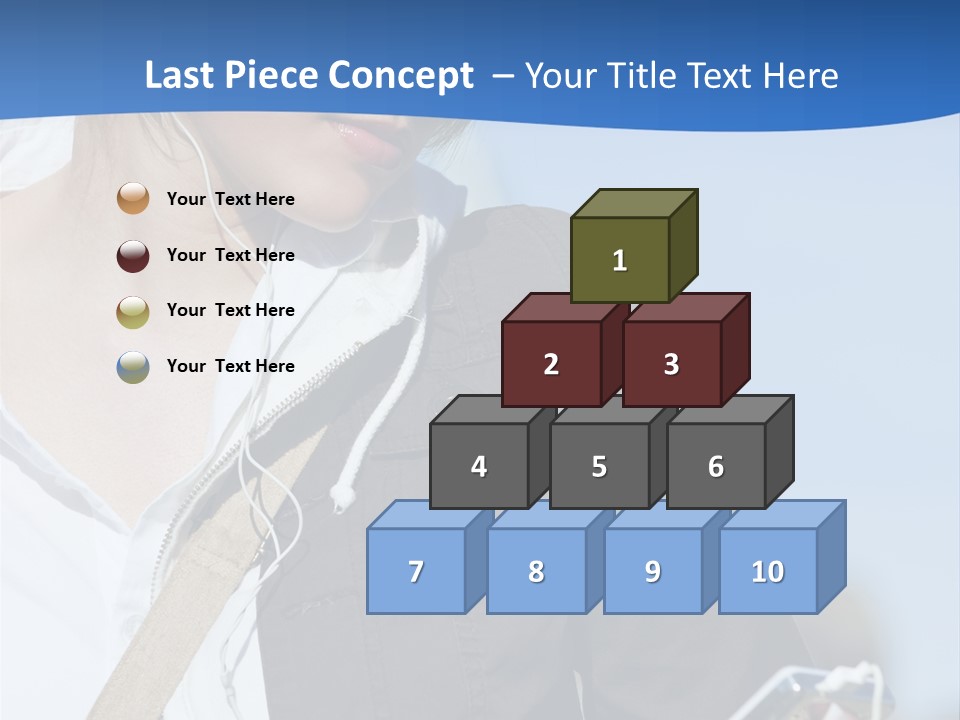 Hoodie Hair Cool PowerPoint Template