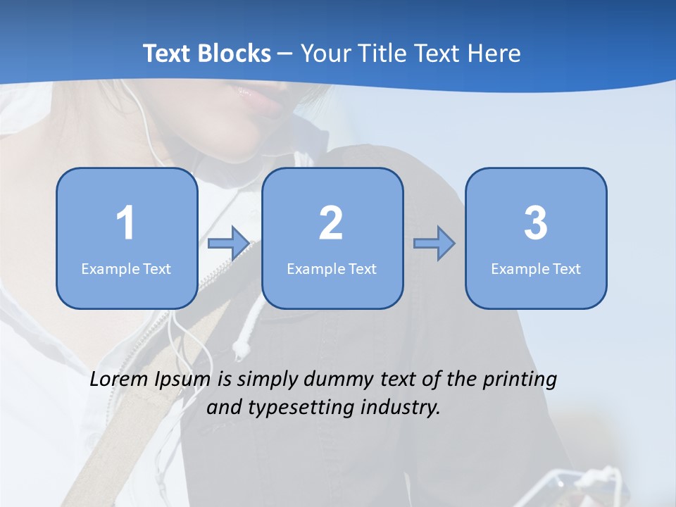 Hoodie Hair Cool PowerPoint Template