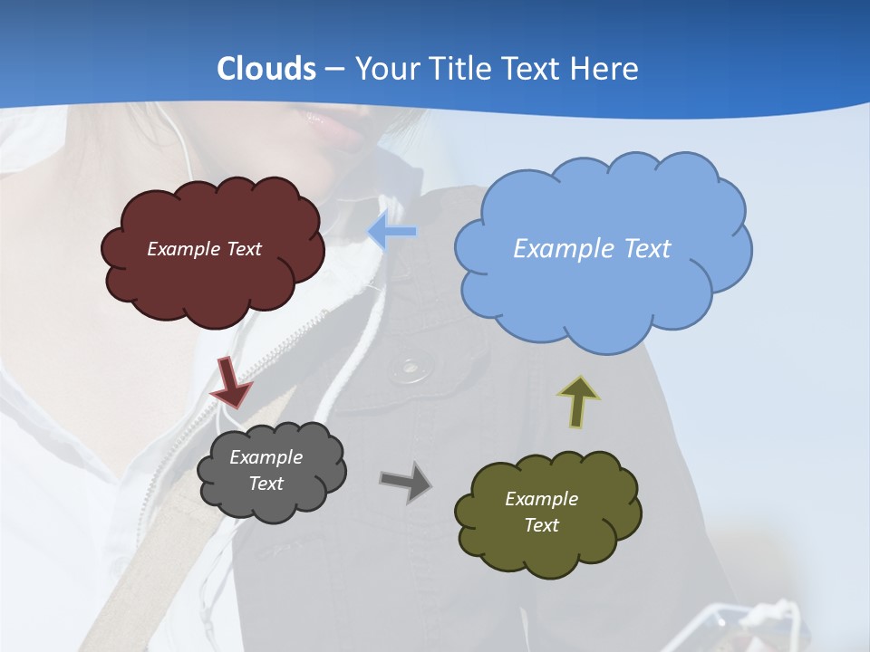 Hoodie Hair Cool PowerPoint Template