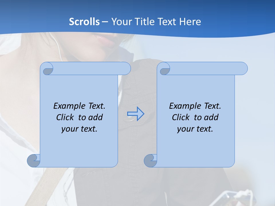 Hoodie Hair Cool PowerPoint Template