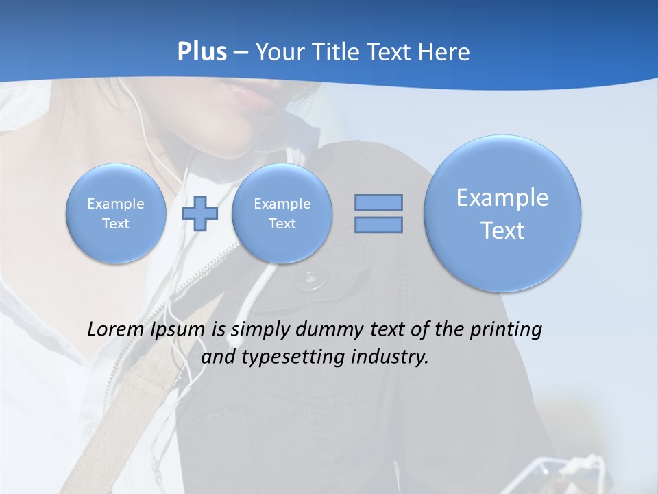 Hoodie Hair Cool PowerPoint Template