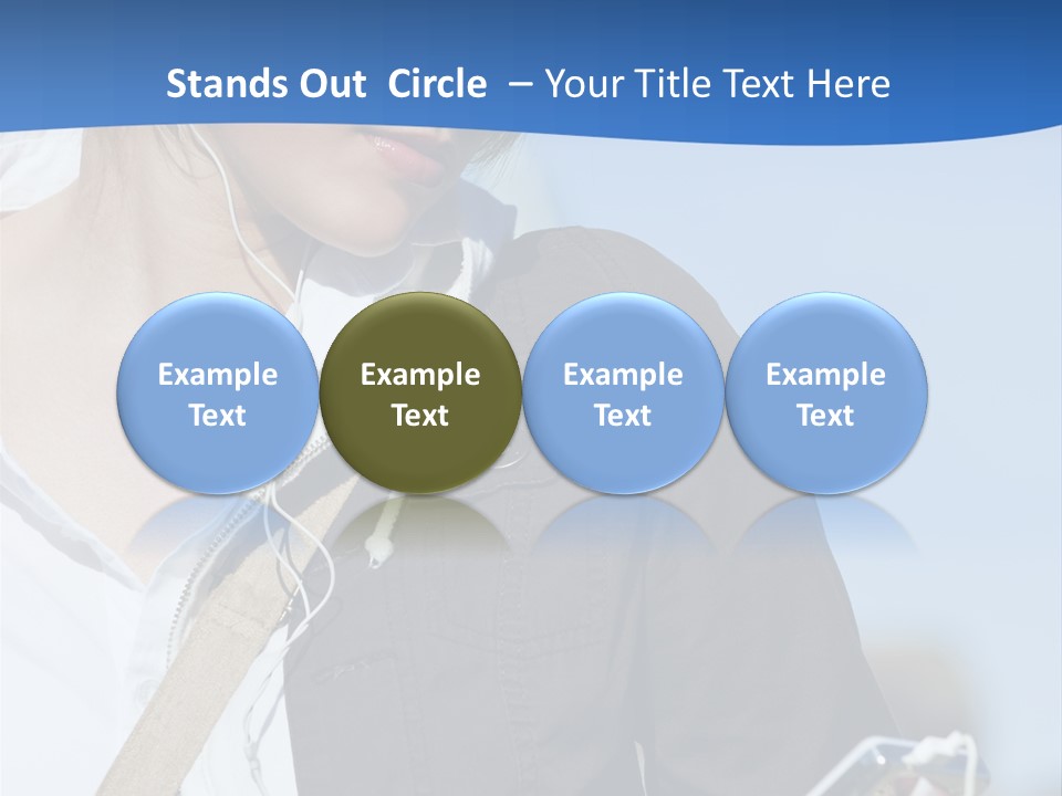 Hoodie Hair Cool PowerPoint Template