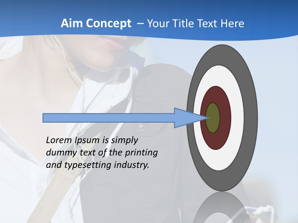 Hoodie Hair Cool PowerPoint Template