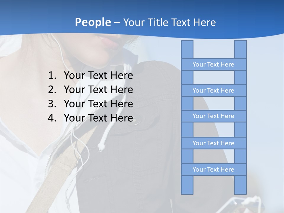 Hoodie Hair Cool PowerPoint Template