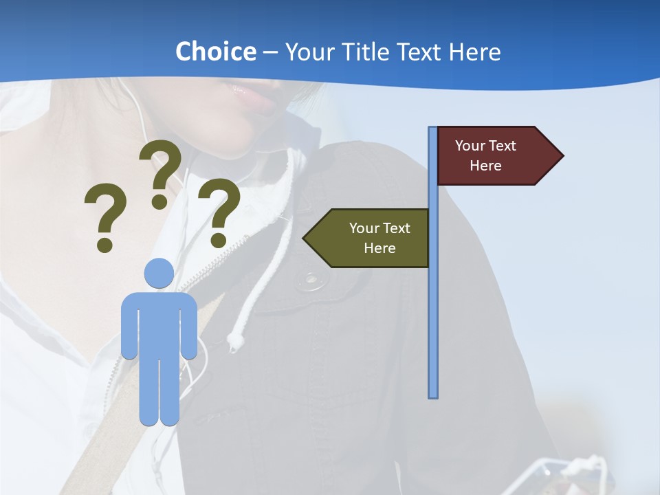 Hoodie Hair Cool PowerPoint Template