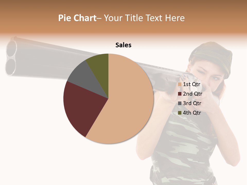 Aiming Boots White PowerPoint Template