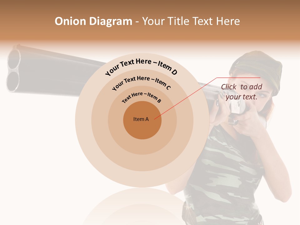 Aiming Boots White PowerPoint Template