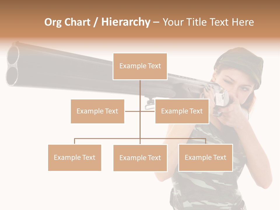 Aiming Boots White PowerPoint Template