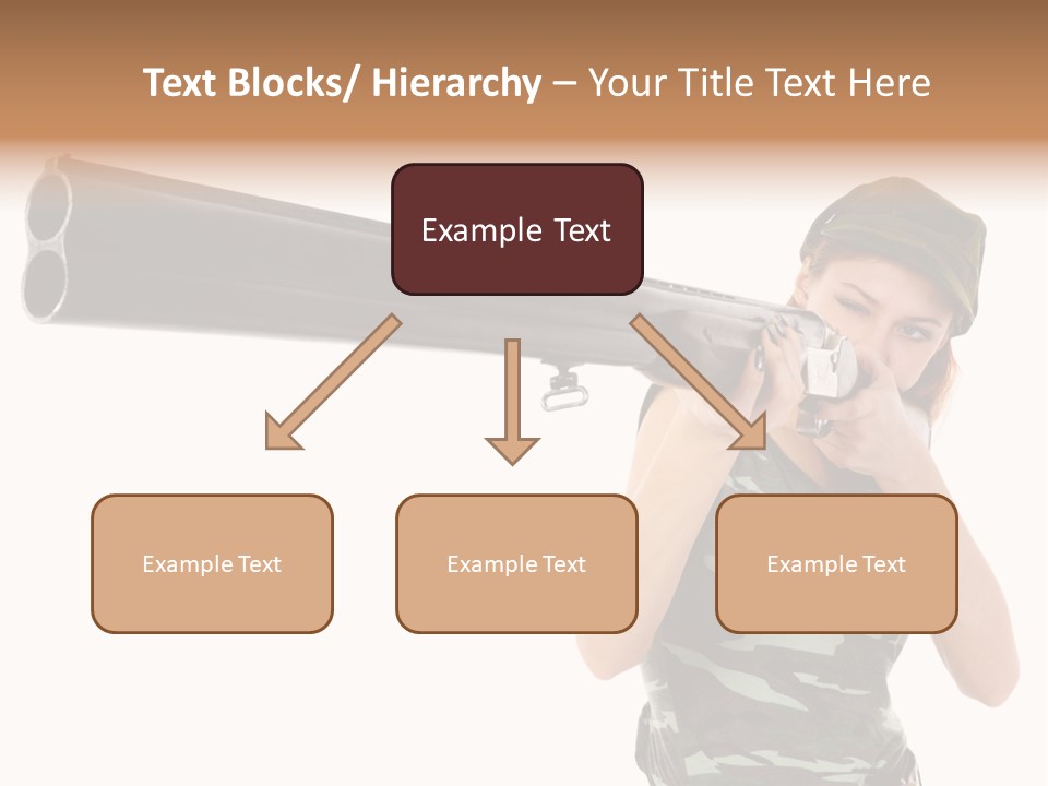 Aiming Boots White PowerPoint Template