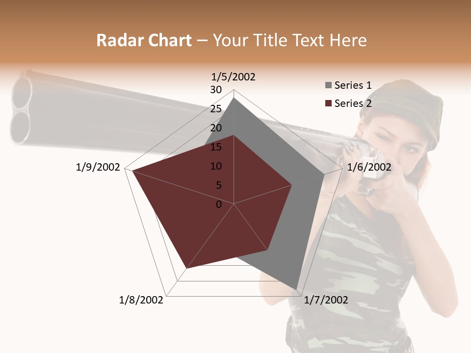 Aiming Boots White PowerPoint Template