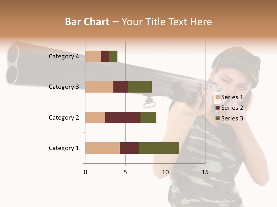 Aiming Boots White PowerPoint Template
