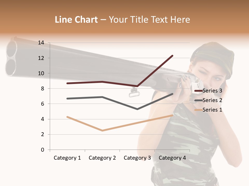 Aiming Boots White PowerPoint Template