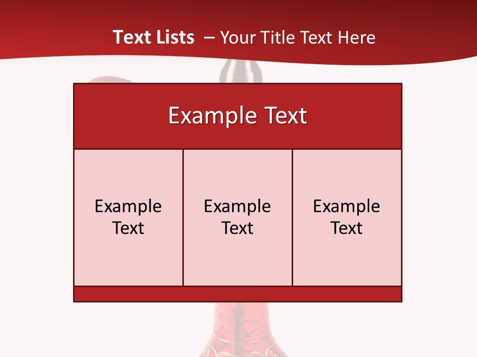 A Red Bottle With A Hookah On Top Of It PowerPoint Template