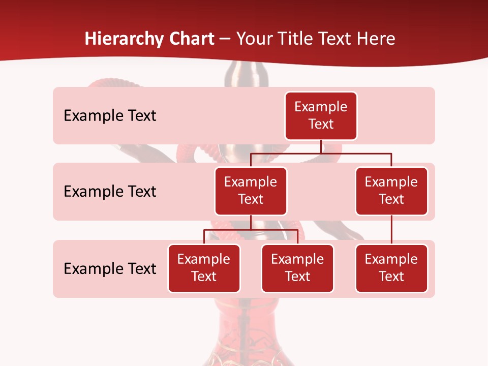 A Red Bottle With A Hookah On Top Of It PowerPoint Template