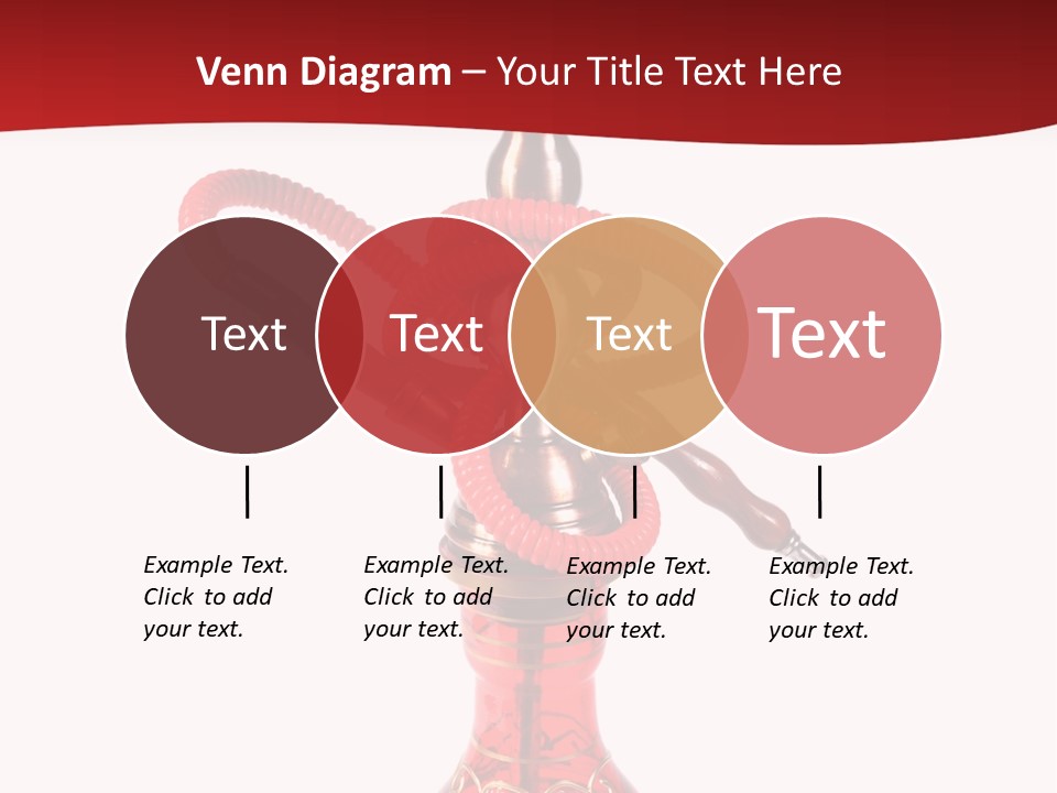 A Red Bottle With A Hookah On Top Of It PowerPoint Template
