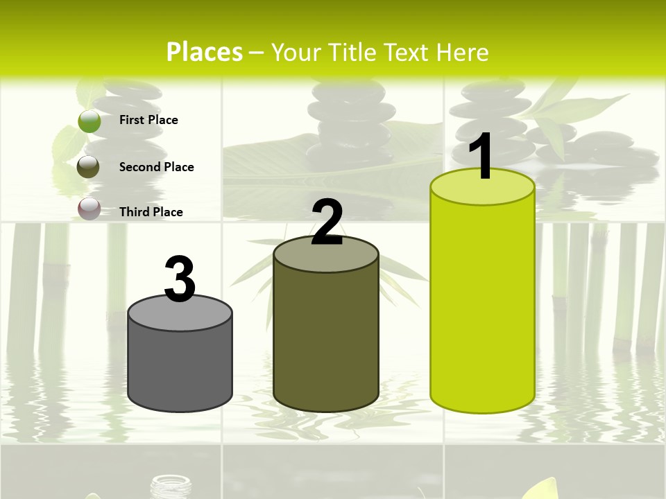 Treatment Oil Leaf PowerPoint Template