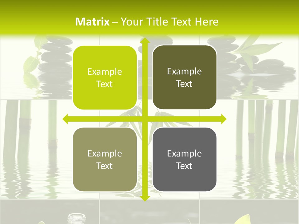 Treatment Oil Leaf PowerPoint Template