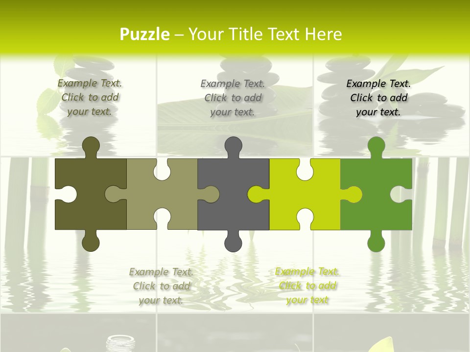 Treatment Oil Leaf PowerPoint Template