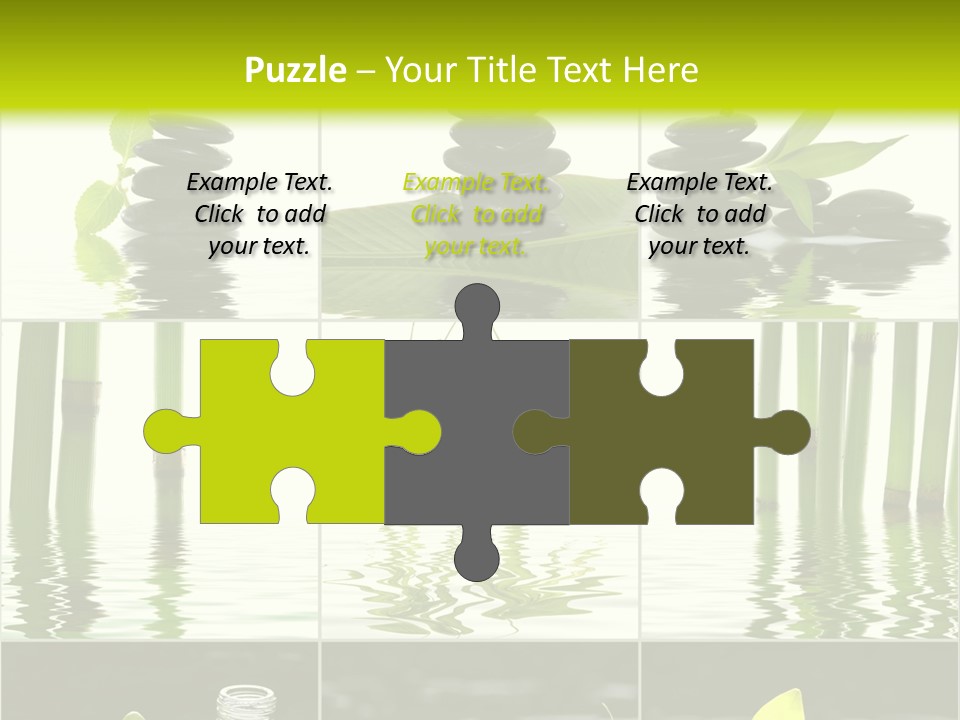 Treatment Oil Leaf PowerPoint Template