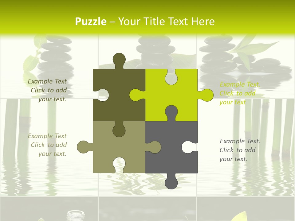 Treatment Oil Leaf PowerPoint Template