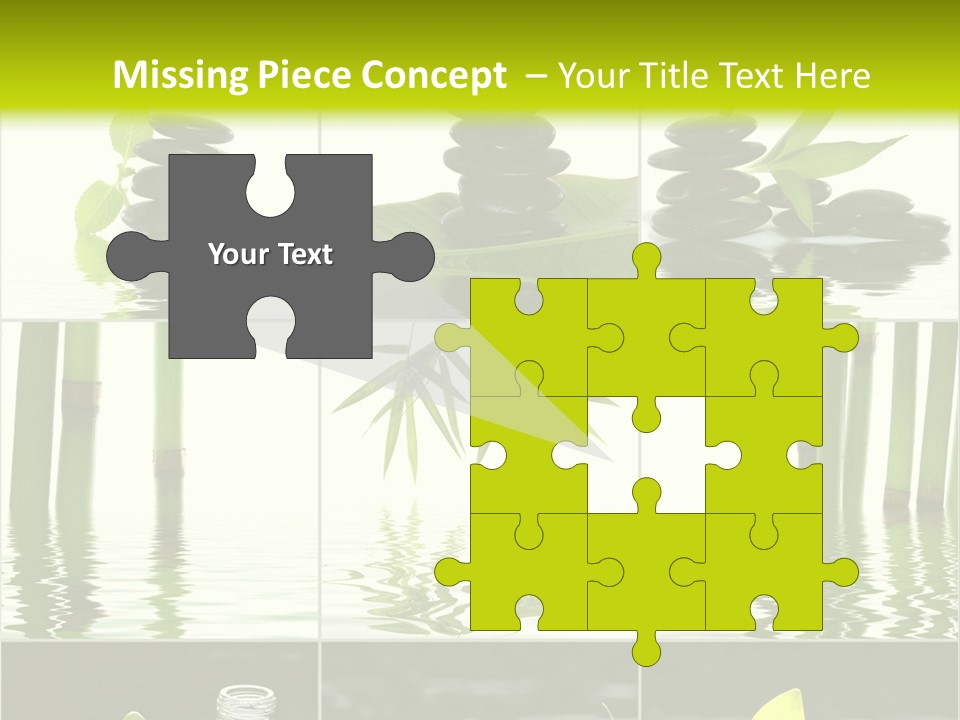 Treatment Oil Leaf PowerPoint Template