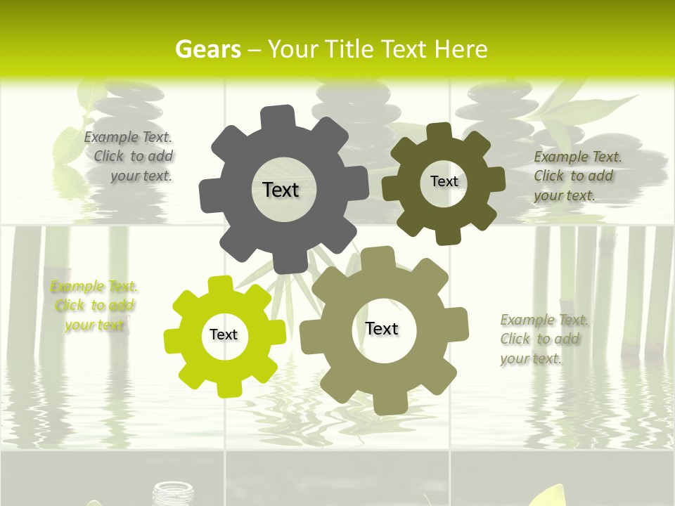 Treatment Oil Leaf PowerPoint Template