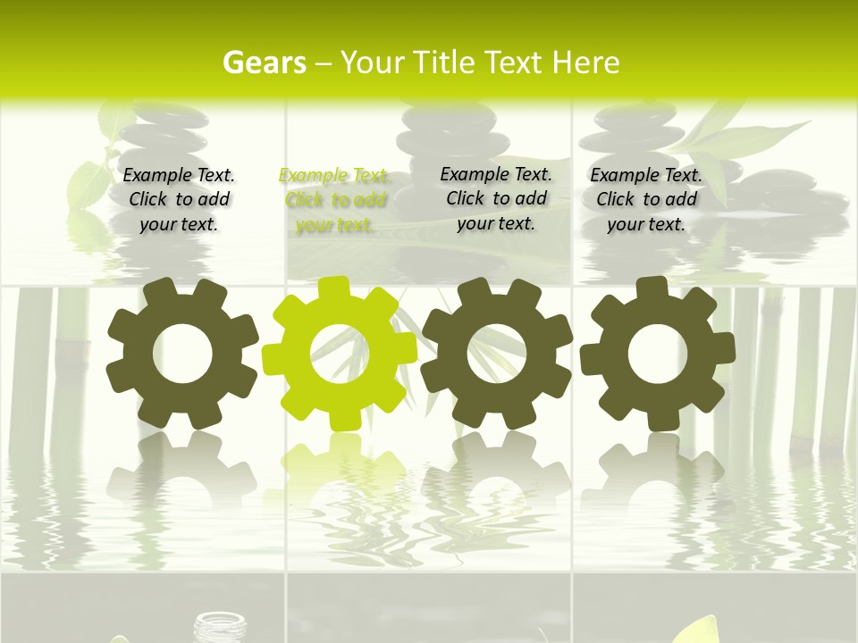 Treatment Oil Leaf PowerPoint Template