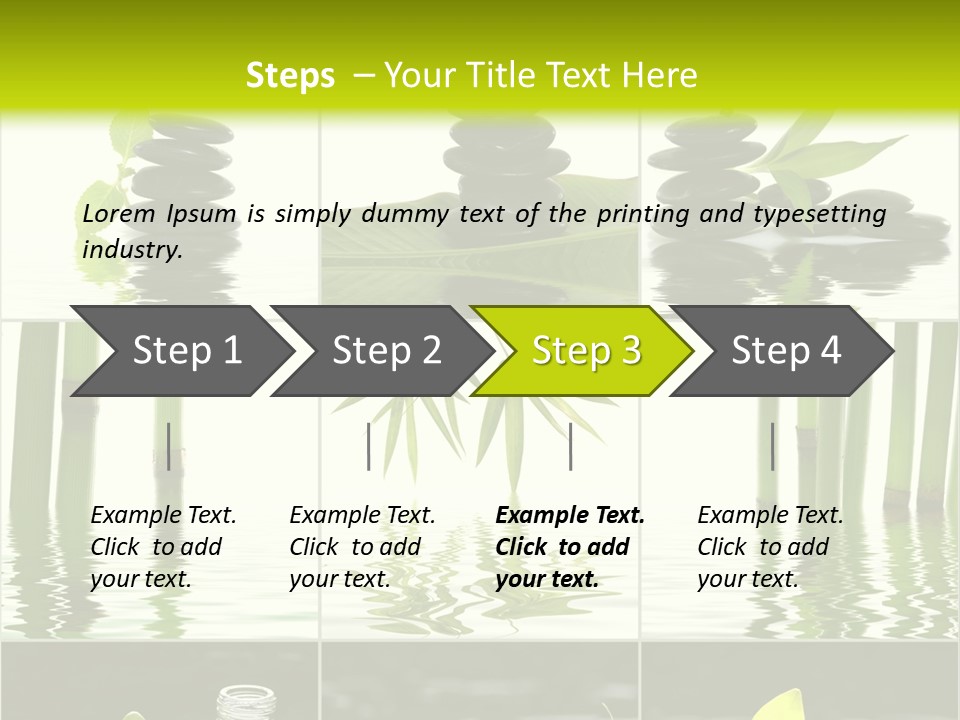 Treatment Oil Leaf PowerPoint Template