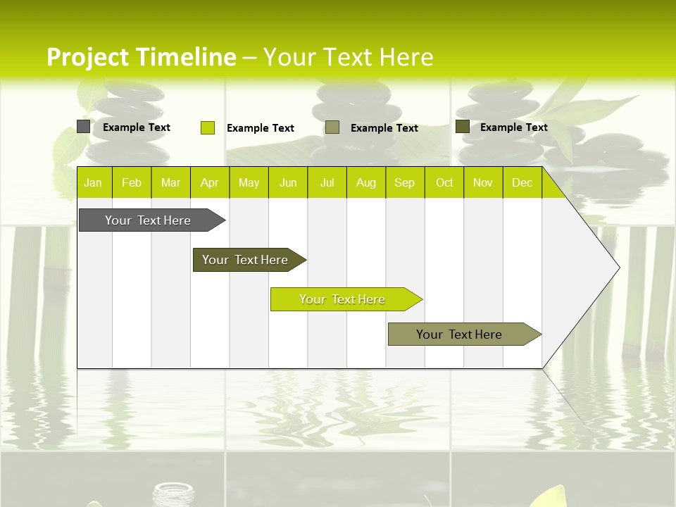 Treatment Oil Leaf PowerPoint Template