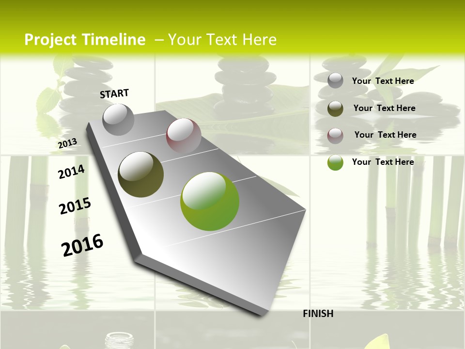 Treatment Oil Leaf PowerPoint Template