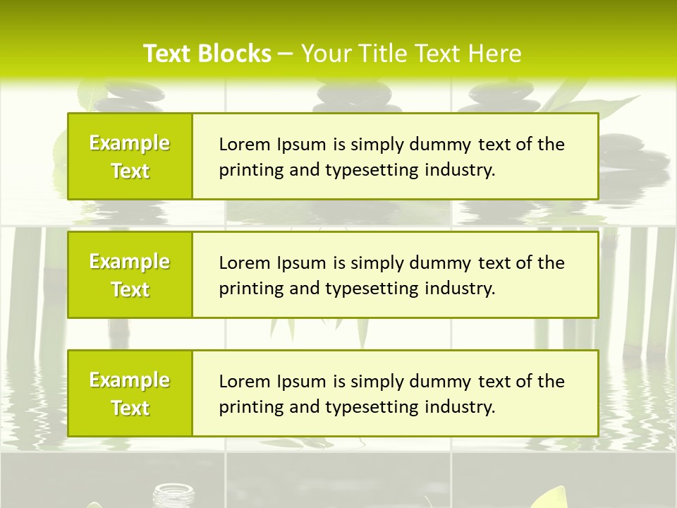 Treatment Oil Leaf PowerPoint Template