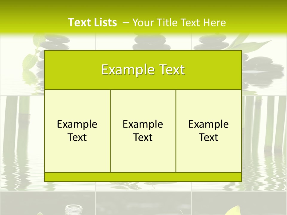Treatment Oil Leaf PowerPoint Template