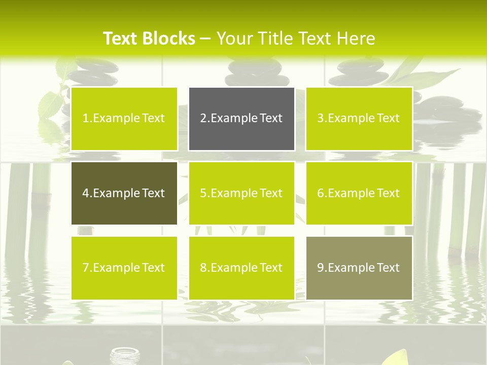 Treatment Oil Leaf PowerPoint Template