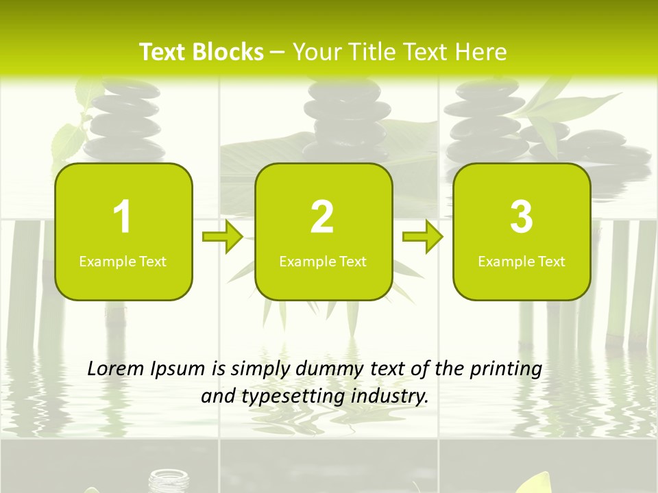 Treatment Oil Leaf PowerPoint Template