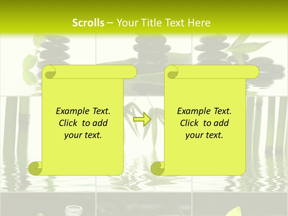 Treatment Oil Leaf PowerPoint Template