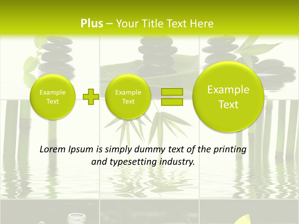 Treatment Oil Leaf PowerPoint Template