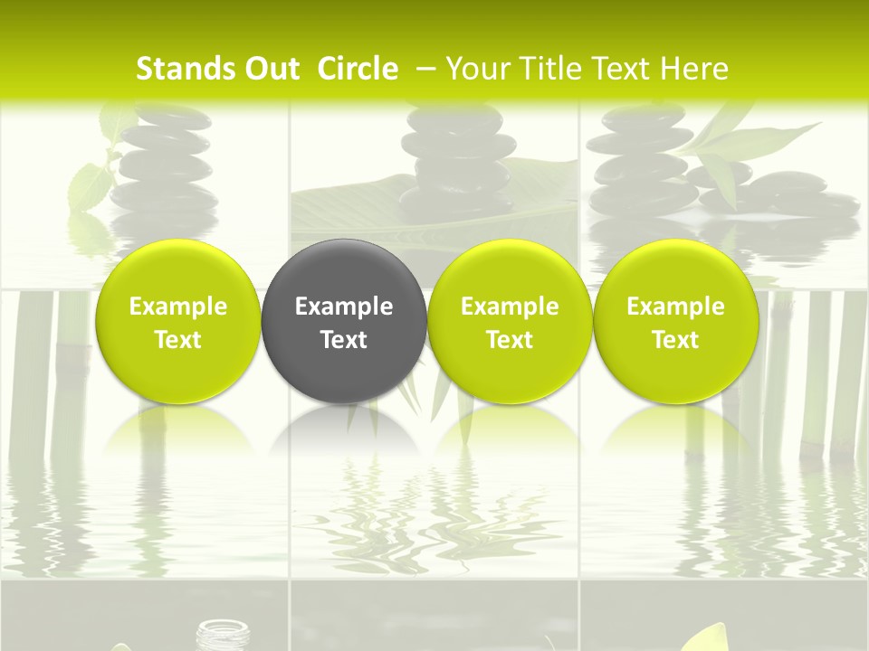 Treatment Oil Leaf PowerPoint Template