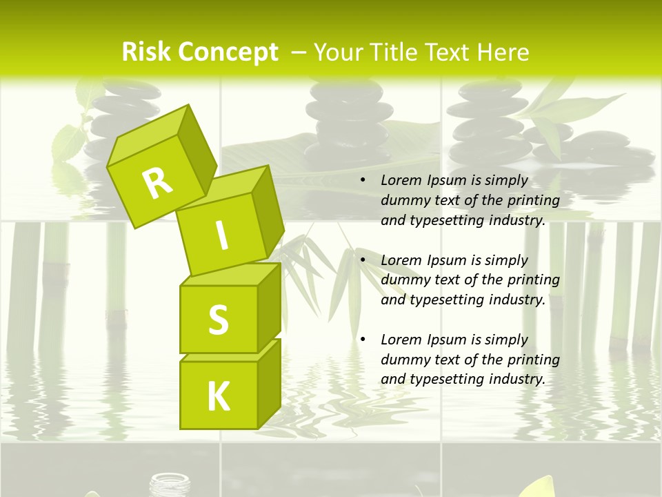 Treatment Oil Leaf PowerPoint Template