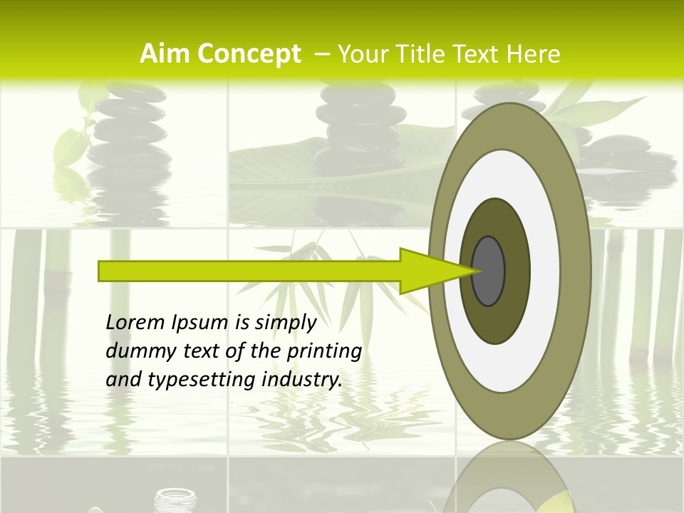 Treatment Oil Leaf PowerPoint Template