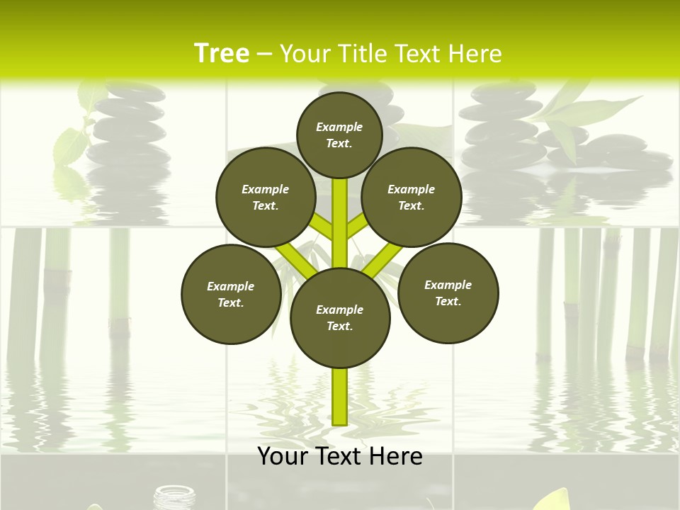 Treatment Oil Leaf PowerPoint Template