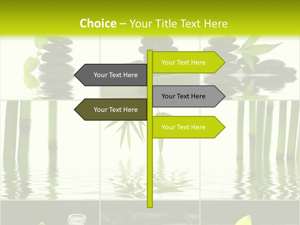 Treatment Oil Leaf PowerPoint Template