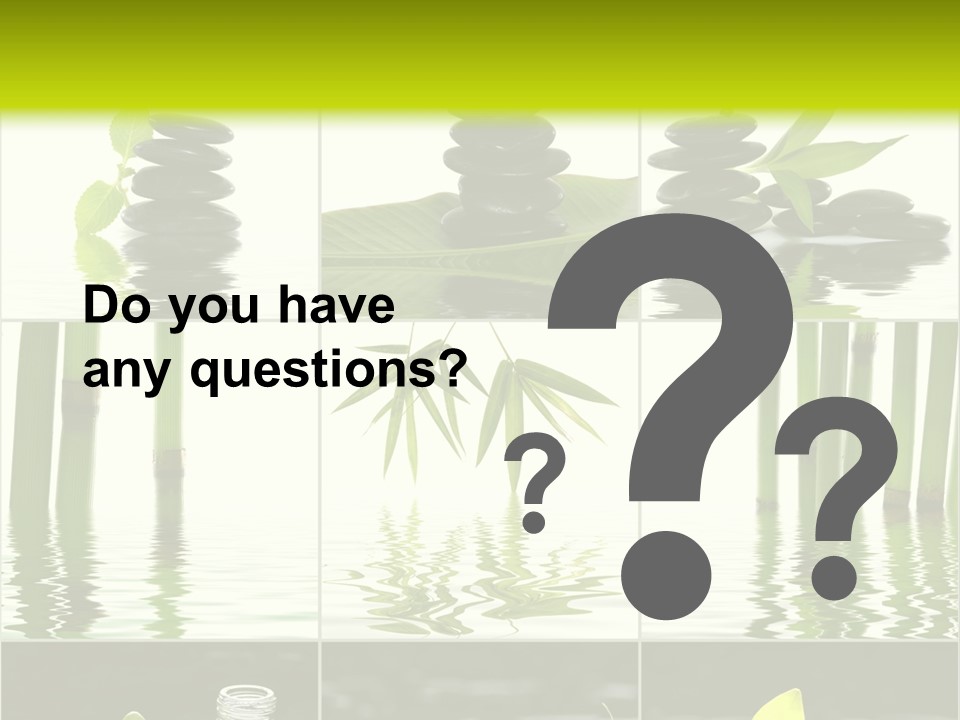 Treatment Oil Leaf PowerPoint Template