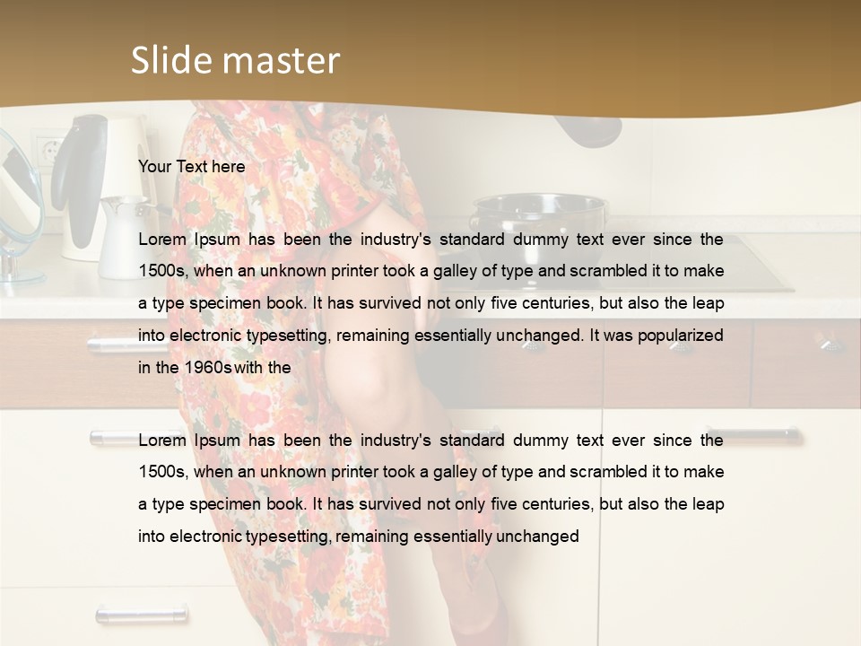 Family Pot Joyful PowerPoint Template