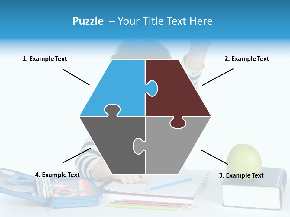 Picture Preschool Student PowerPoint Template