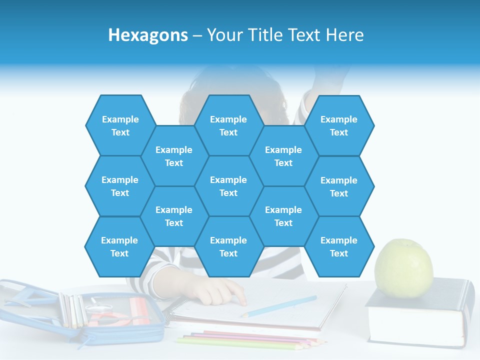 Picture Preschool Student PowerPoint Template